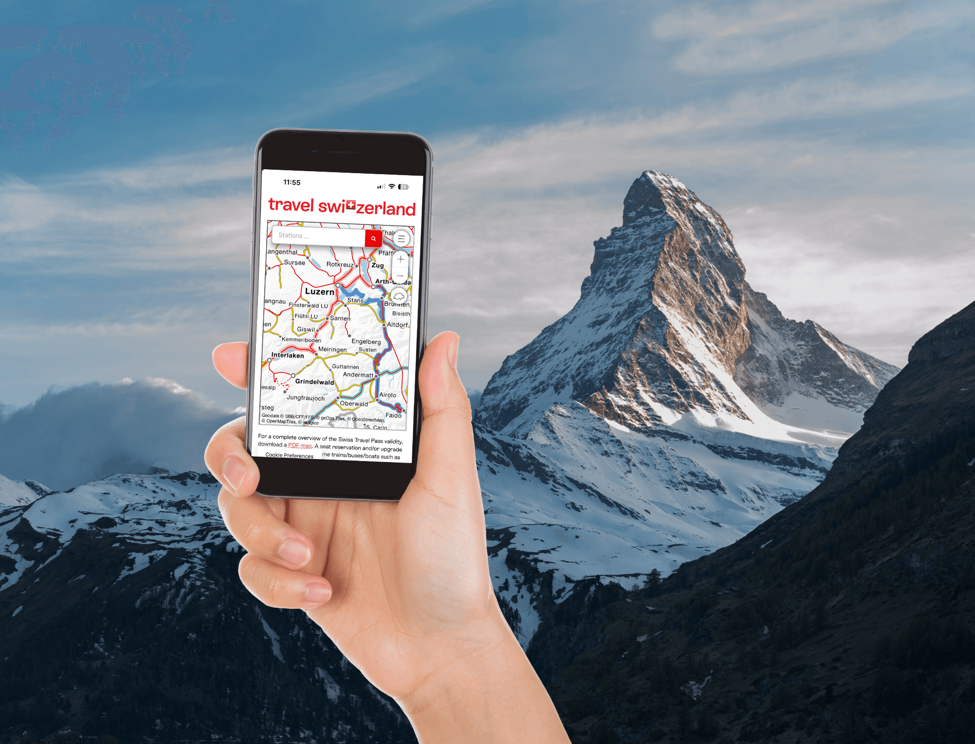 Die Schweiz entdecken: digitale ÖV-Karte für internationale Gäste